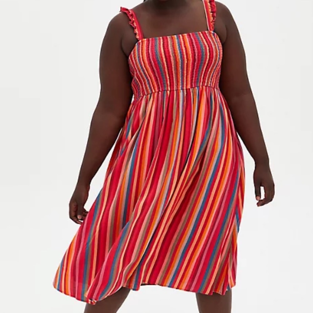 Torrid 4X striped dress